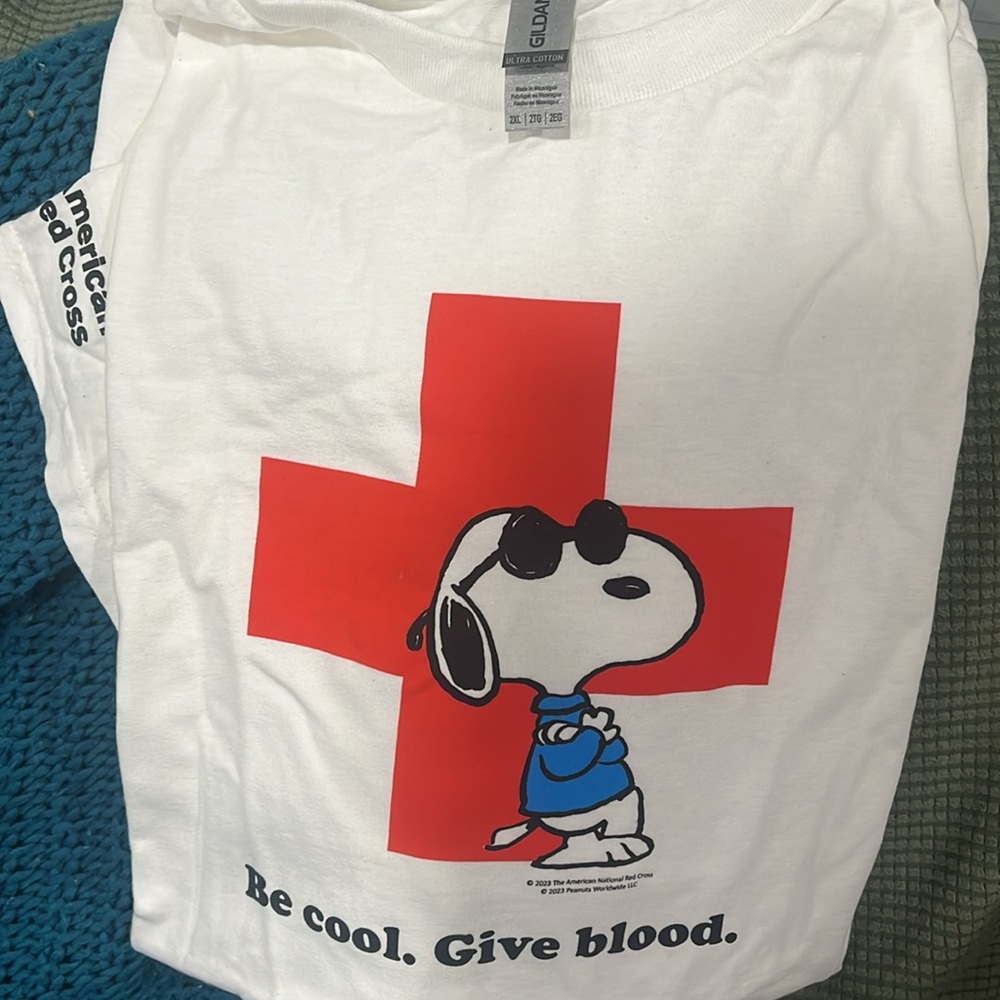 Be Cool Give Blood Snoopy Shirt